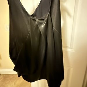 DVF black sleeveless top